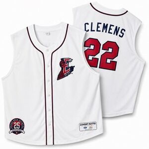 Roger Clemens #22 Round Rock Express Jersey Adult XL 25 Seasons Baseball White